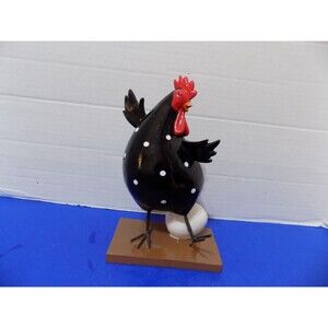 NEW Funny Hen Chicken Egg Statue Figurine Country Farmhouse Home Decor